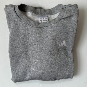 Grey Adidas crewneck sweatshirt